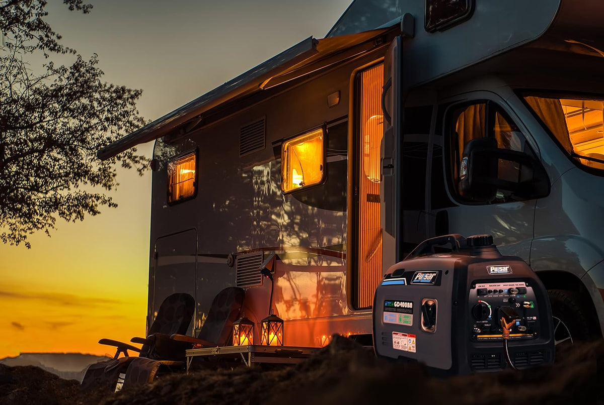 Pulsar Products 4000W Portable Dual Fuel RV-Ready Generator - GD400BN