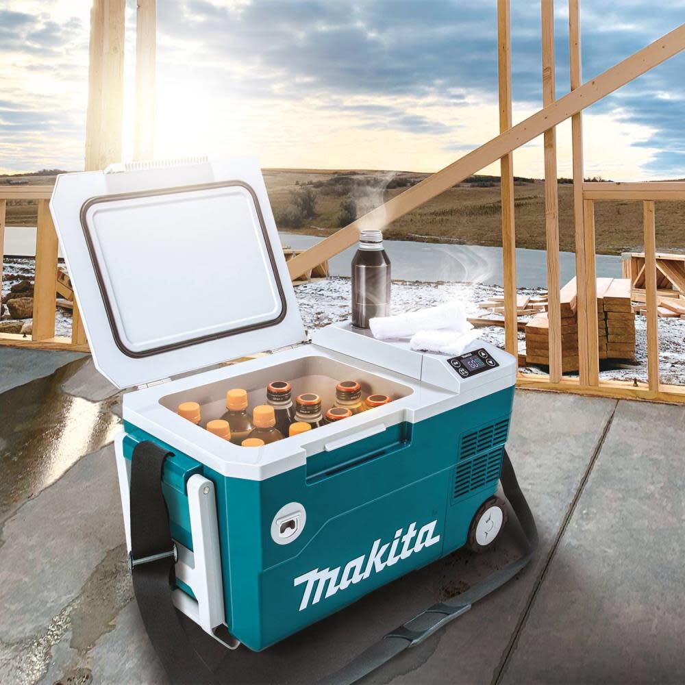 Makita 18V X2 LXT 20 L (21 qt) Cooler/Warmer, 12V/24V DC And AC - DCW180Z