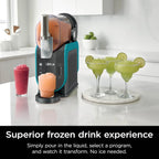 SLUSHi Frozen Drink And Slushie Machine, 88 oz, 5 Preset Programs, Black - FS301