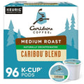 Caribou Coffee Caribou Blend Decaf K-Cup Pods, Medium Roast, 96 Count