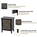 Farmhouse Fully Assembled Nightstand With 2 Drawers