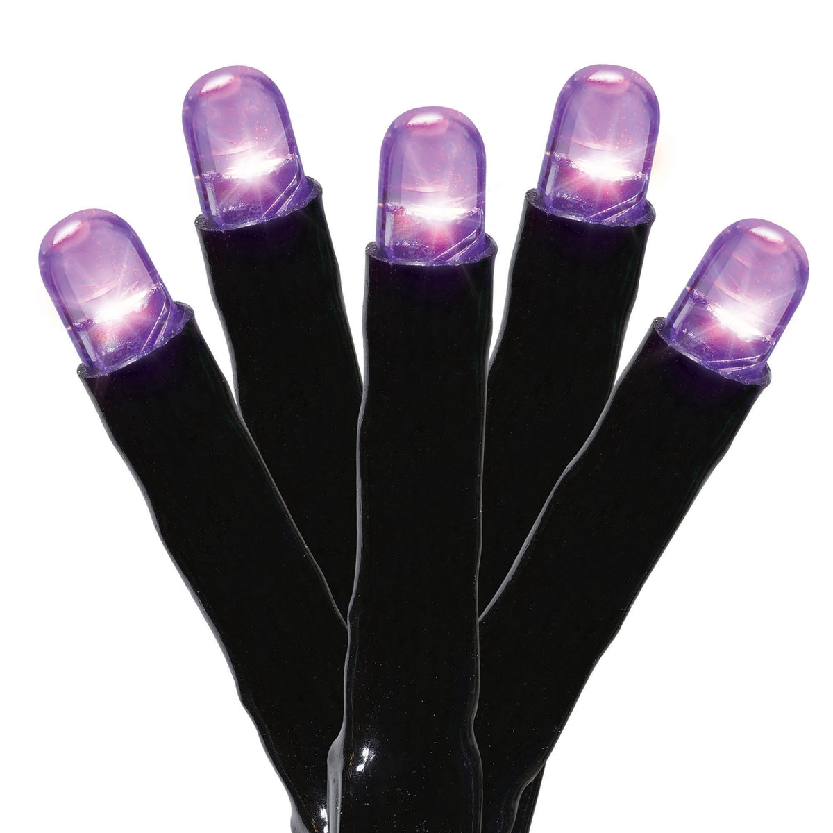 Indoor/Outdoor 100-Count Battery-Operated LED 8-Function Micro String Lights, 33', Halloween by Way To Celebrate