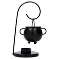 Metal Cauldron Tealight Warmer, Black, 9", Halloween by Way To Celebrate