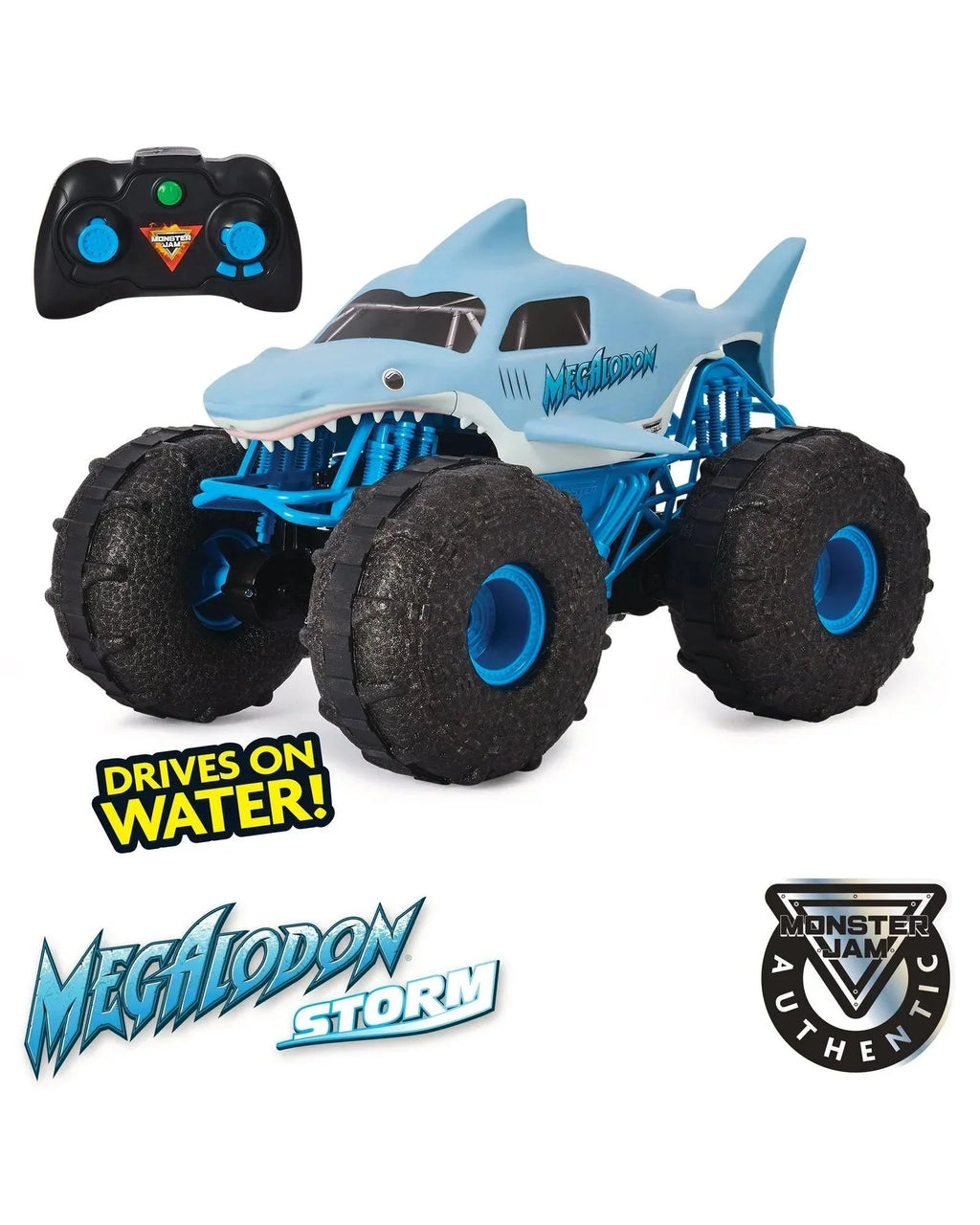 Monster Jam Megalodon Storm All Terrain Remote Control Monster Truck
