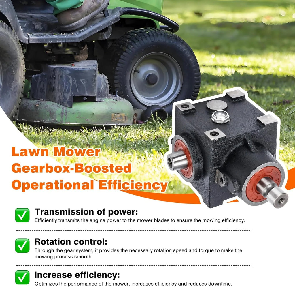 Mower Deck Gearbox For John Deere 425, 445, 455 Tractors With 48in, 54in, Or 60in Decks - AM143310