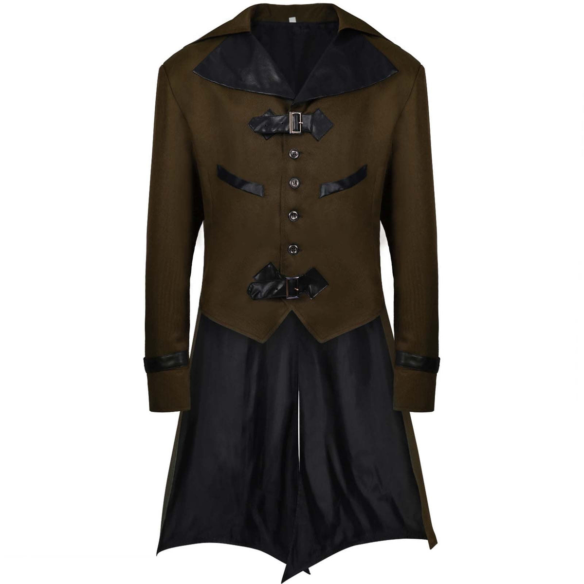 Men LYXSSBYX Mens Jackets Fall Fashion Halloween Men's Costume Men's Mid Length Retro Tuxedo Costume