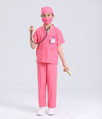 Doctor Costume for Kids, Doctor Costume with Lab Coat Halloween Party Dress Up for Girls Age 8-12 Years