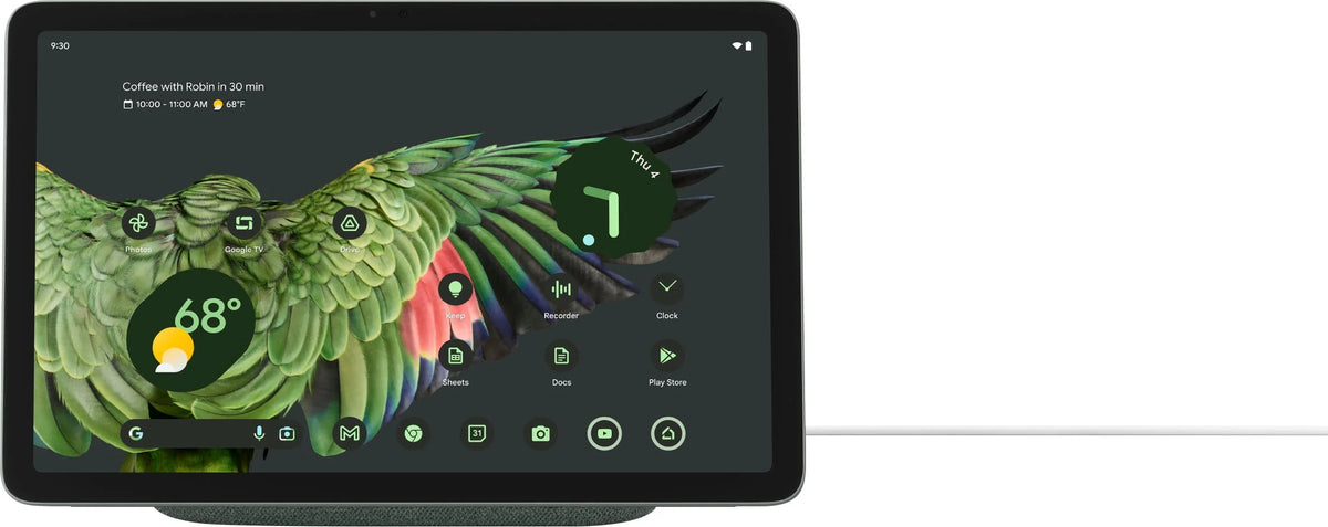 Google Pixel Tablet 11in Android Tablet 256GB Wi-Fi Hazel With Charging Speaker Dock