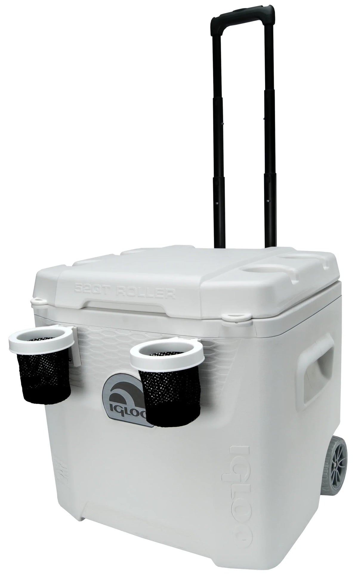Igloo 52 QT 5-Day Marine Ice Chest Cooler With Wheels, White