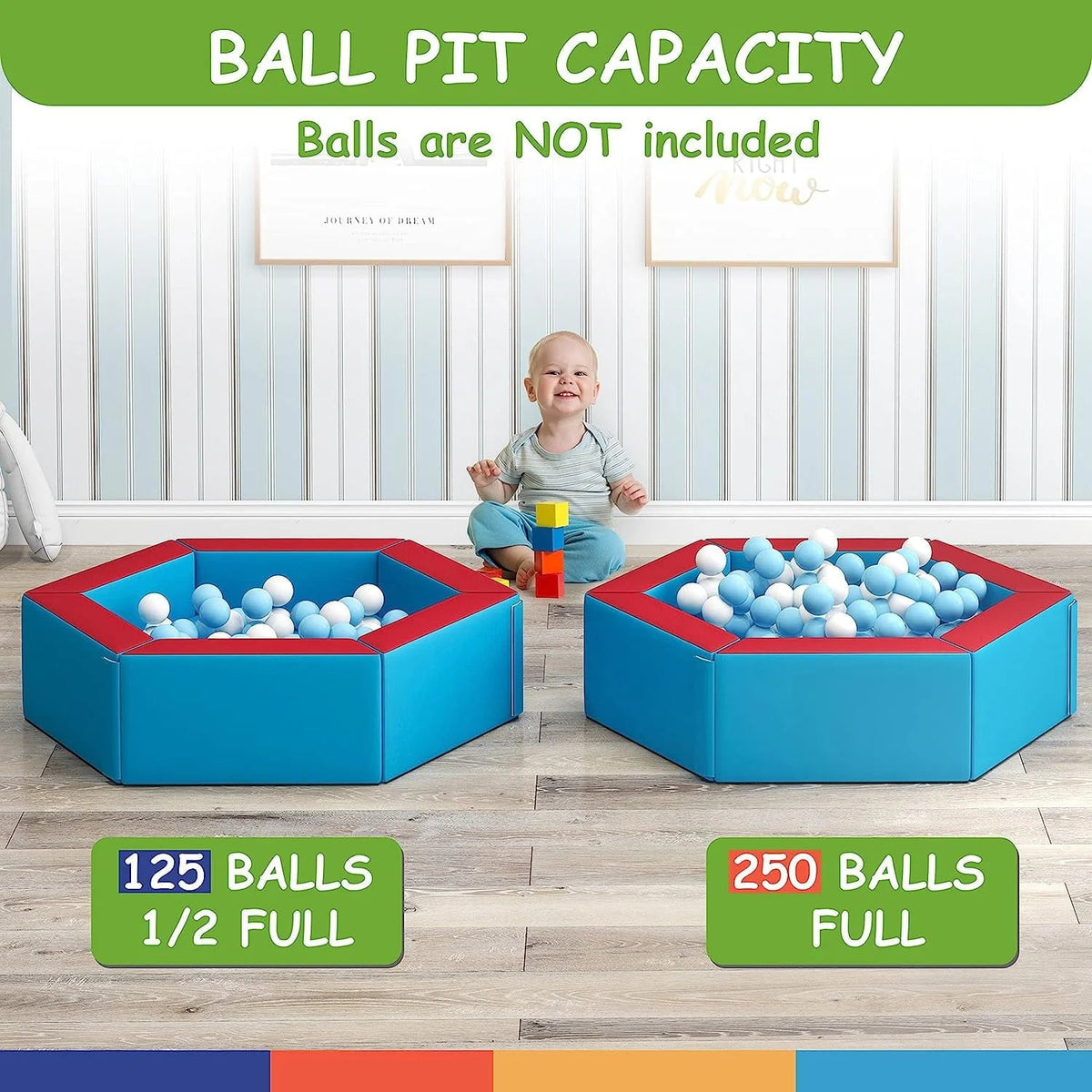 Tolead Soft Foam Crawling And Sliding Block Ball Pit Climbing Toys For Toddlers