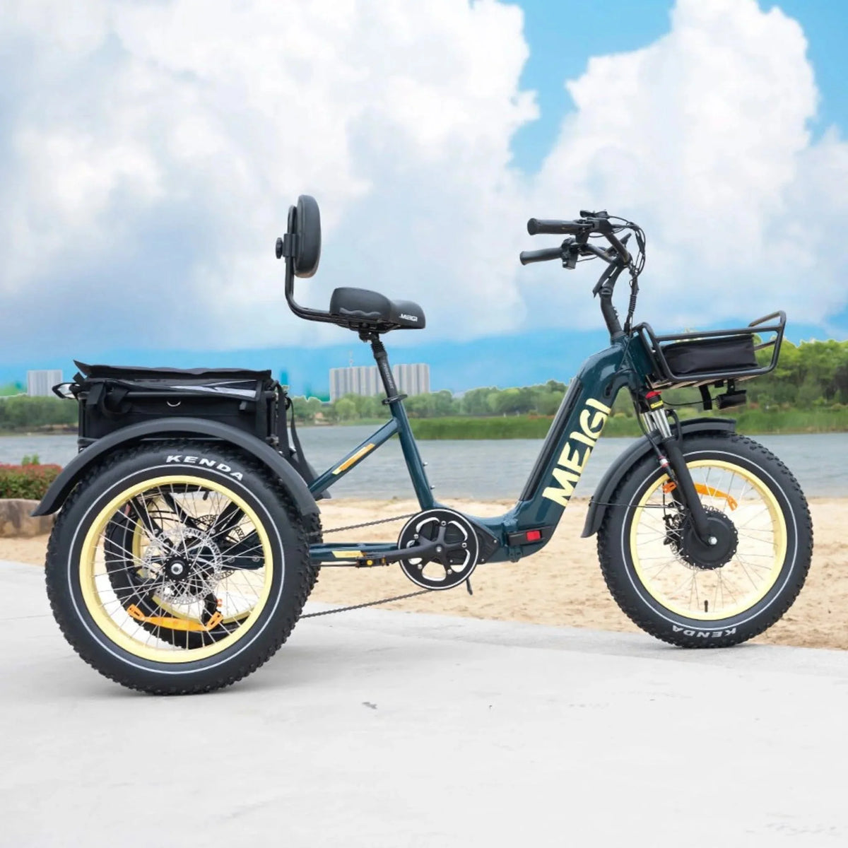DWMEIGI Silverado 20 48V/14AH 750W Foldable Fat Tire Electric Trike, 330LBS - MG2301 96817362