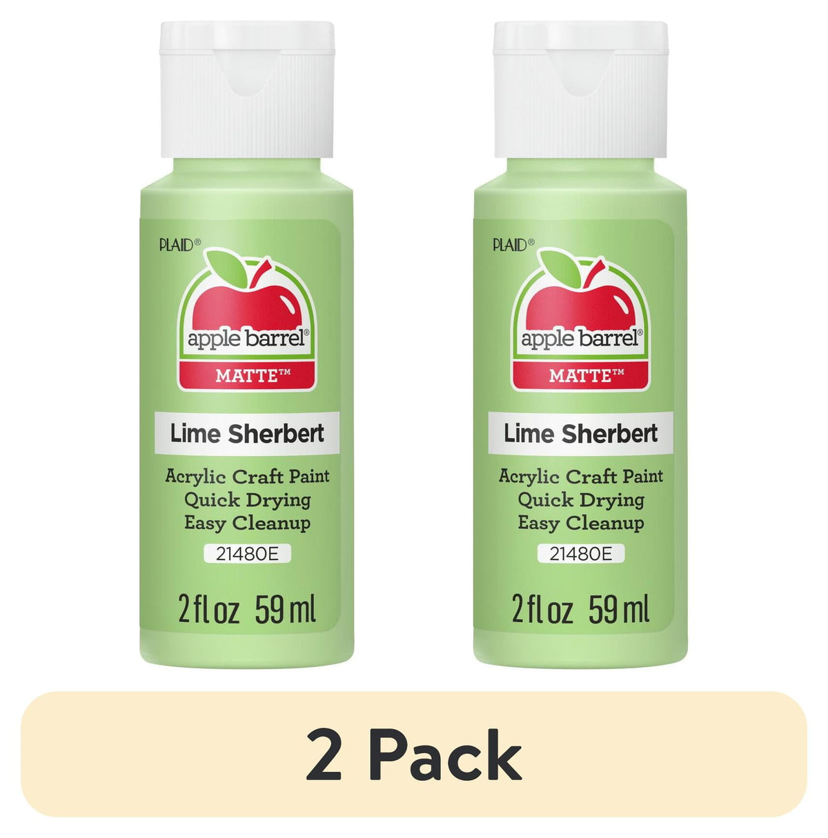 Apple Barrel Acrylic Craft Paint, Matte Finish, 2 fl oz