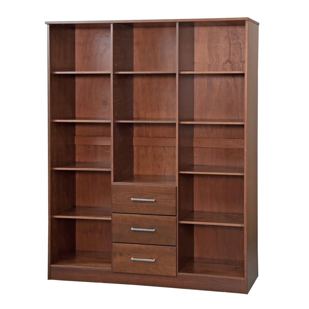 Palace Imports Solid Wood 3-Door Wardrobe Armoire, 56 inch - Cosmo