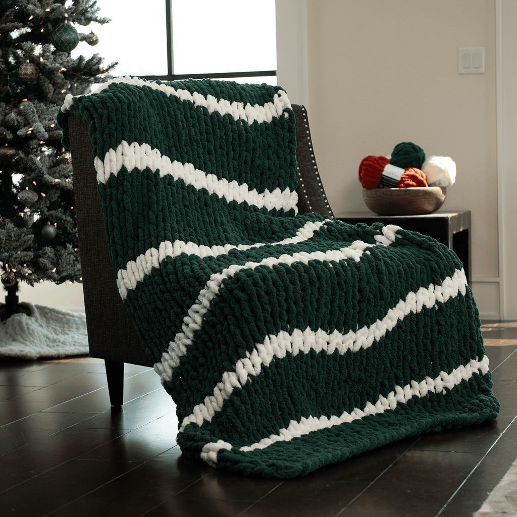 Mainstays Chunky Chenille Yarn, 31.7 yd, 100% Polyester, Super Bulky