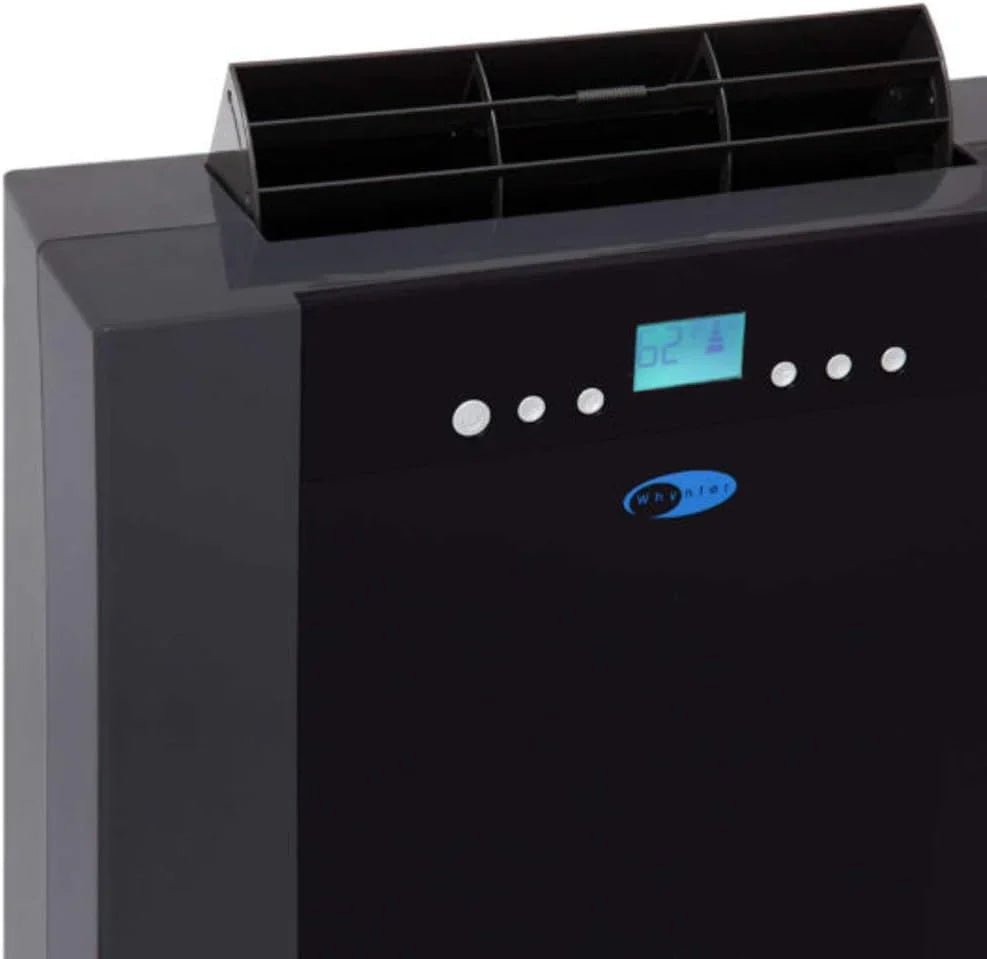 Whynter Portable Air Conditioner With Dehumidifier And Fan, 14,000 BTU, 500 Square Feet, Platinum/Black - ARC-14S