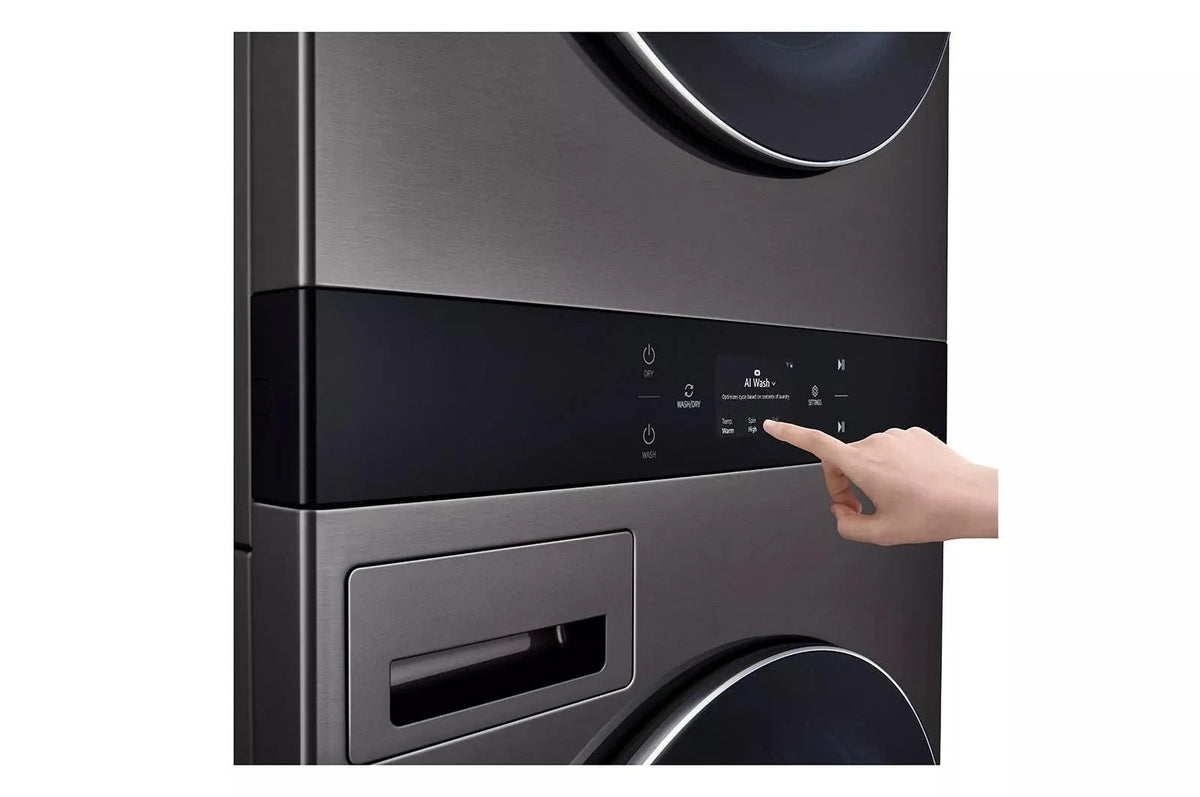 LG Electric All-In-One Combination Washer Dryer - WashTower