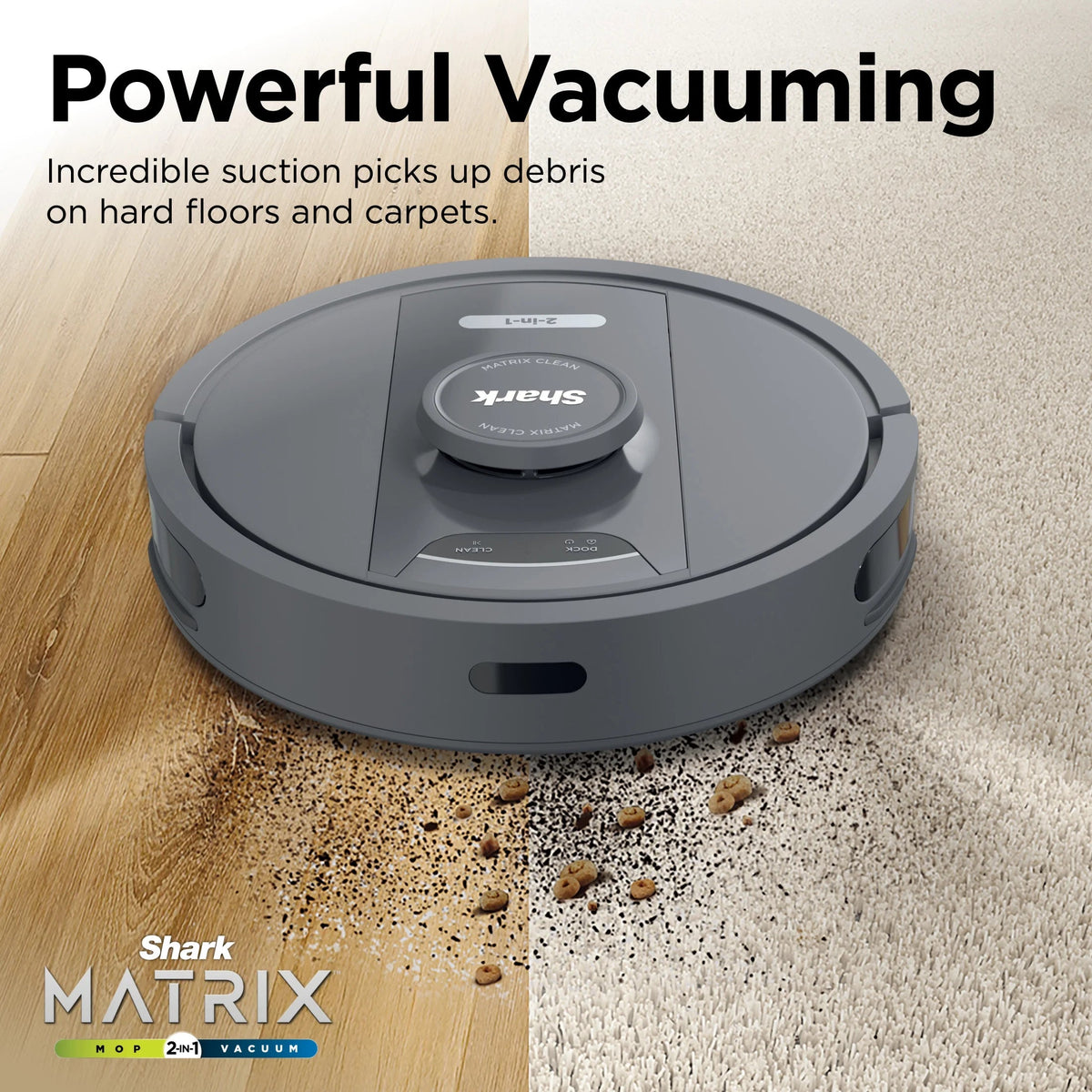 Shark IQ 2-in-1 Self-Empty Robot Vacuum And Mop, 30-Day Capacity - RV2402WS