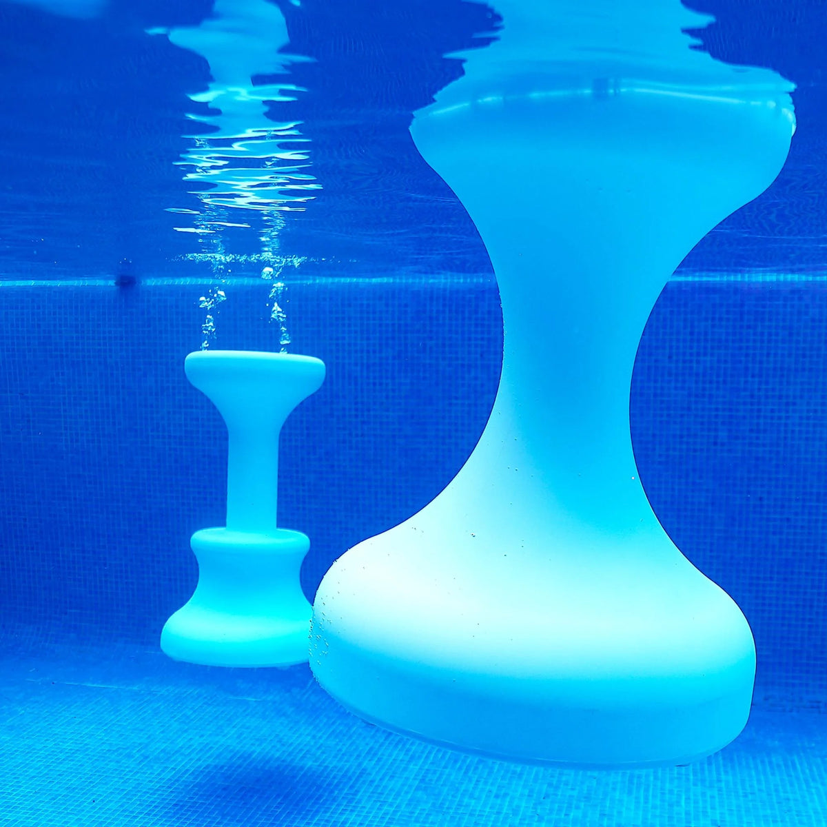 Dunn-Rite Products Submersible Swim-Up Pool Stool, White, 24 Inch, 1 Stool