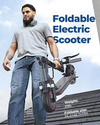 Electric Scooter 350W/500W Motor, 8.5/10 Solid Tires, 19/22 Mph, 28/21/12 Miles Range