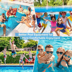 AURSK Solar Pool Cover 12MIL 16x32 Foot Rectangle For In-Ground Pools - 1200 Series
