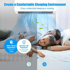 Wall-Mounted Ductless Mini Split Air Conditioner With Heat Pump, 24000 BTU, 208-230V, 18.5 SEER2, White