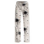 Hearthz Halloween Flannel Pajama Pants Women Plush Fuzzy Pajama Pants for Women Plaid Warm Cozy Pj Bottoms Lounge Pants Flannel Pants for Women