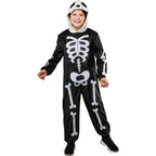 Skeleton Jumpsuit Halloween Costume for Children, Boys' Size S (6/8), by Way to Celebrate