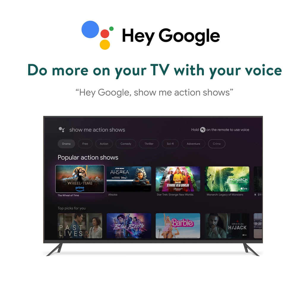 Onn. 4K Pro Streaming Device With Google TV, 4K UHD, Dolby Vision & Atmos, Wi Fi 6