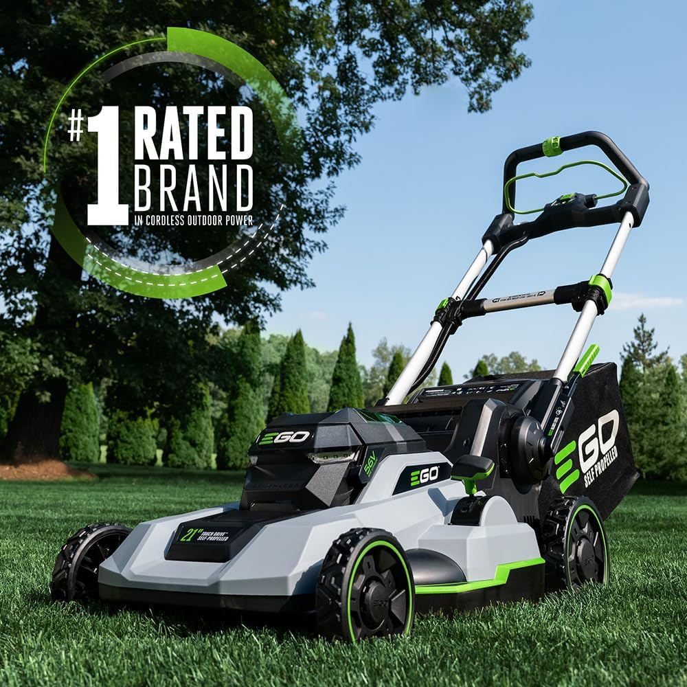 EGO POWER+ 21in Self-Propelled Cordless Lawn Mower With 56V 6.0Ah And 4.0Ah Batteries - LM2123SP-2