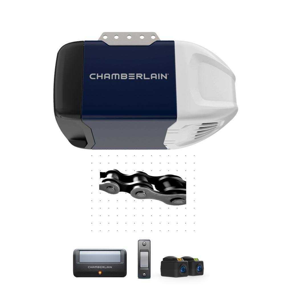 Chamberlain Heavy-Duty Chain Drive Garage Door Opener, 1/2 HP - D2101