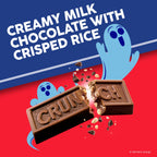 CRUNCH Fun Size Candy Bars, Chocolate Halloween Candy Bulk, 10 oz Bag