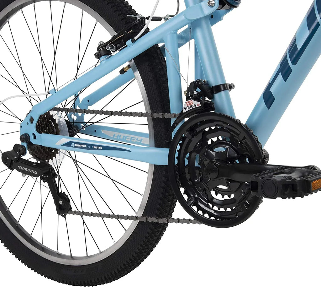 Huffy Women's Full Suspension Mountain Bike, Blue, 26 in - Marker