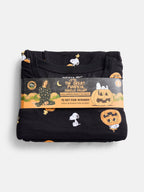 Peanuts Halloween Women’s Snoopy Matching Family Sleepwear Long Sleeve Top and Pants Pajama Set, 2 Piece