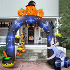 GVDV 10 FT Halloween Inflatables Archway Outdoor Decorations, Scary Halloween Arch Blow Up Yard Decorations for Front Yard Lawn Garden Decor