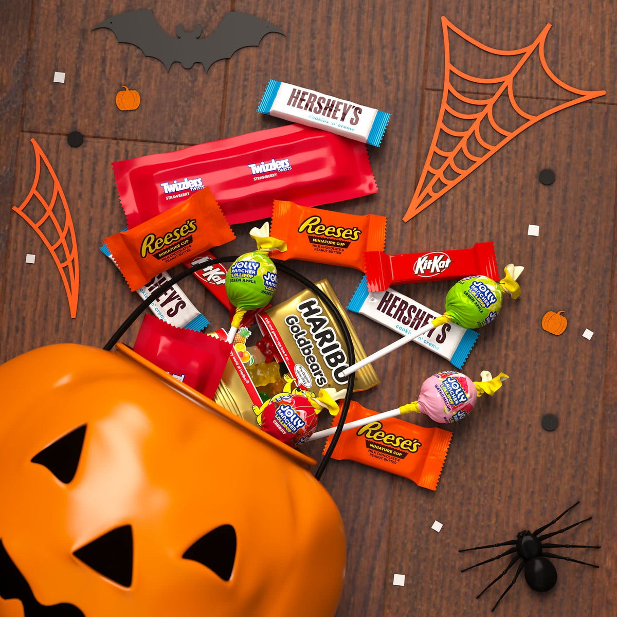 Hershey Assorted, Halloween Candy Bulk Bag, 34.8 oz (110 Pieces)