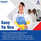 Alpha Tech Pet KennelSol Kennel Cleaner Disinfectant And Deodorizer Liquid Concentrate, 5 Gallons