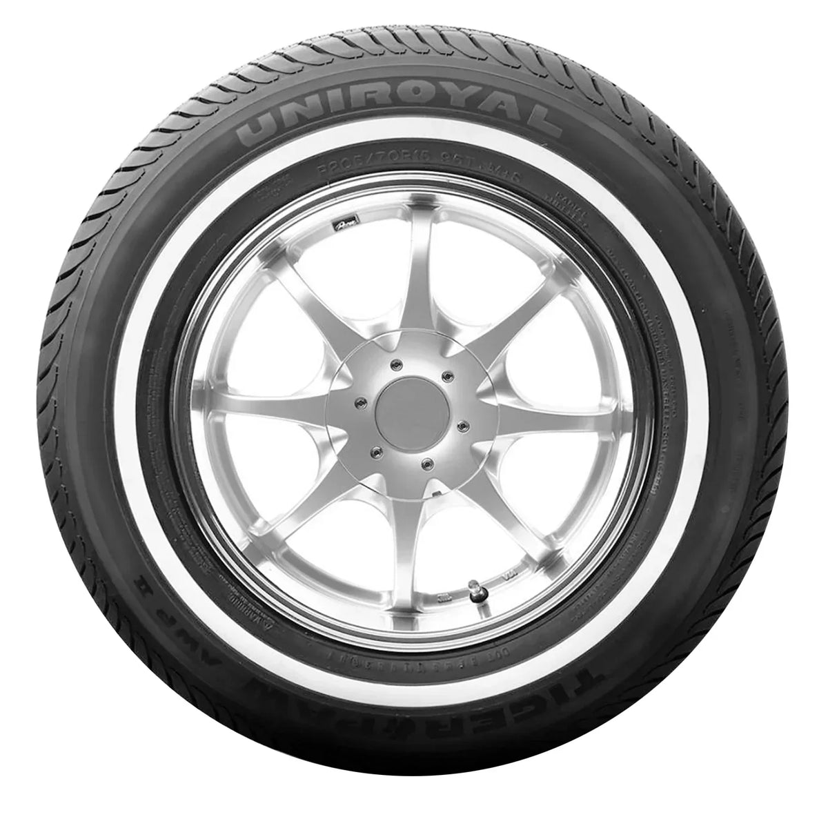 Uniroyal All-Season Tire P155/80R13 79S Classic White Sidewall - TPAWAWPII WSW