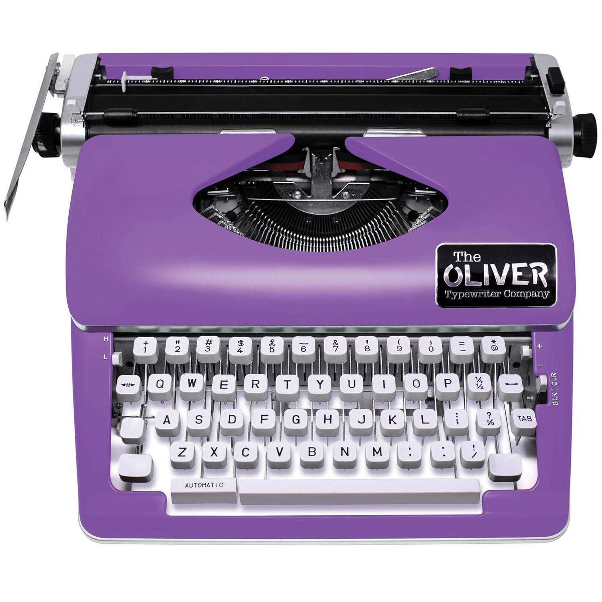 The Oliver Typewriter Company Manual Typewriter, Purple, 11-in Carriage