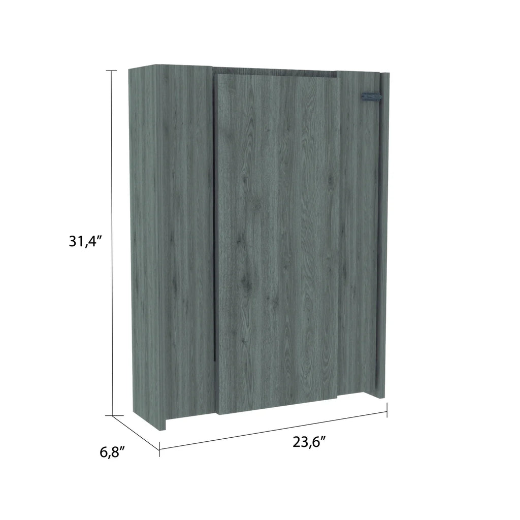 Light Grey Rectangular Foldable Desk