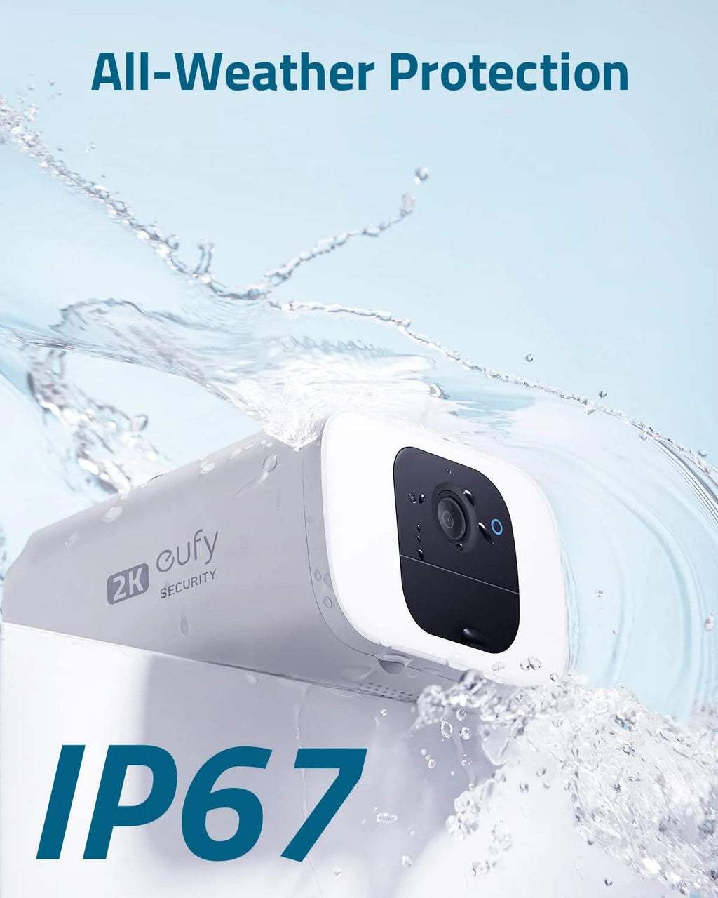 Eufy SoloCam S230 Solar Security Camera 4K UHD White 4-Pack - S40