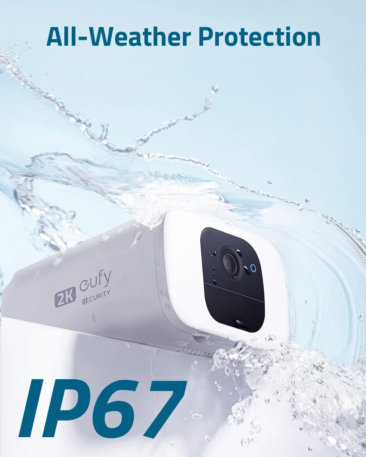 Eufy SoloCam S230 Solar Security Camera 4K UHD White 4-Pack - S40