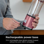 Ninja Blast Portable Personal Blender, Cordless, 18 oz, Metallic Purple - BC151PL