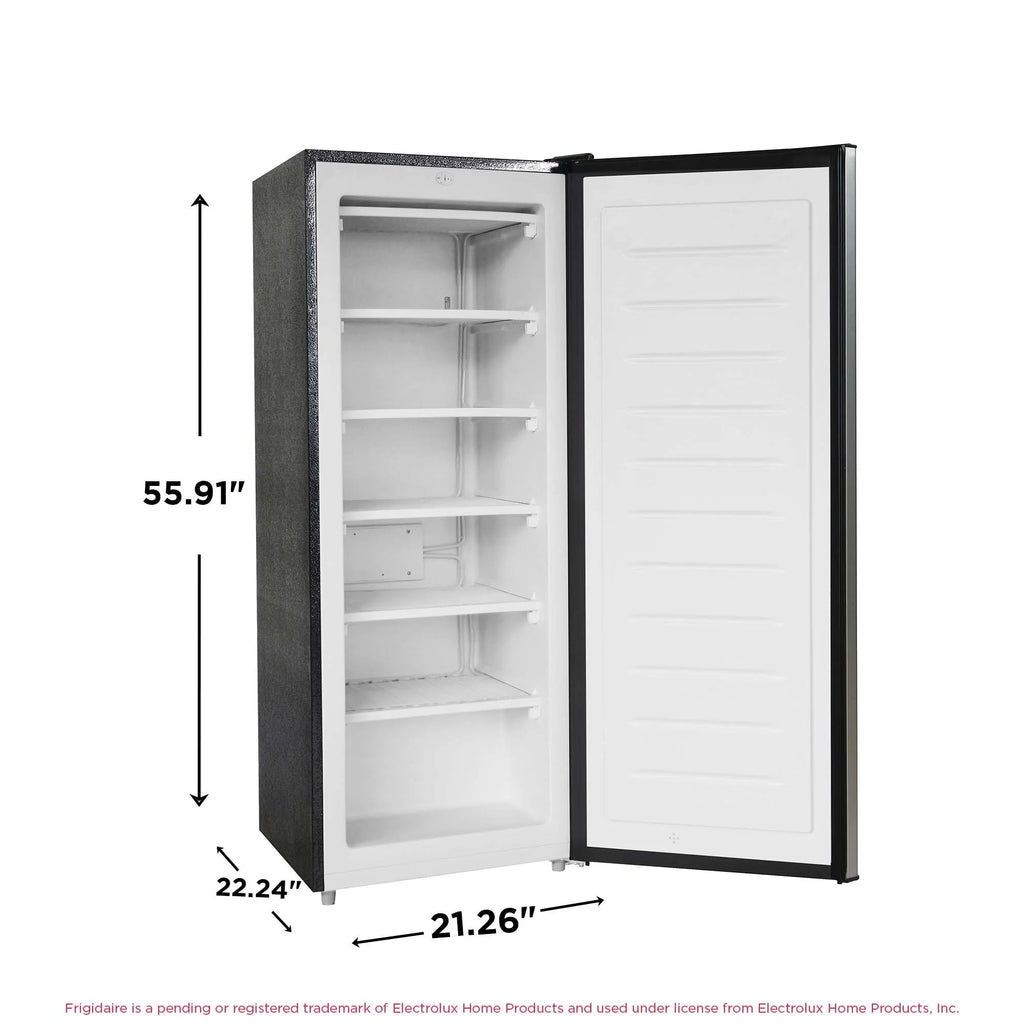 Frigidaire Upright Freezer 6.5 Cu. Ft. Platinum Silver - EFRF698