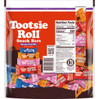 Tootsie Roll Fruit Snack Bars, Assorted Flavors, 14.5 oz, Gluten-Free, Peanut-Free