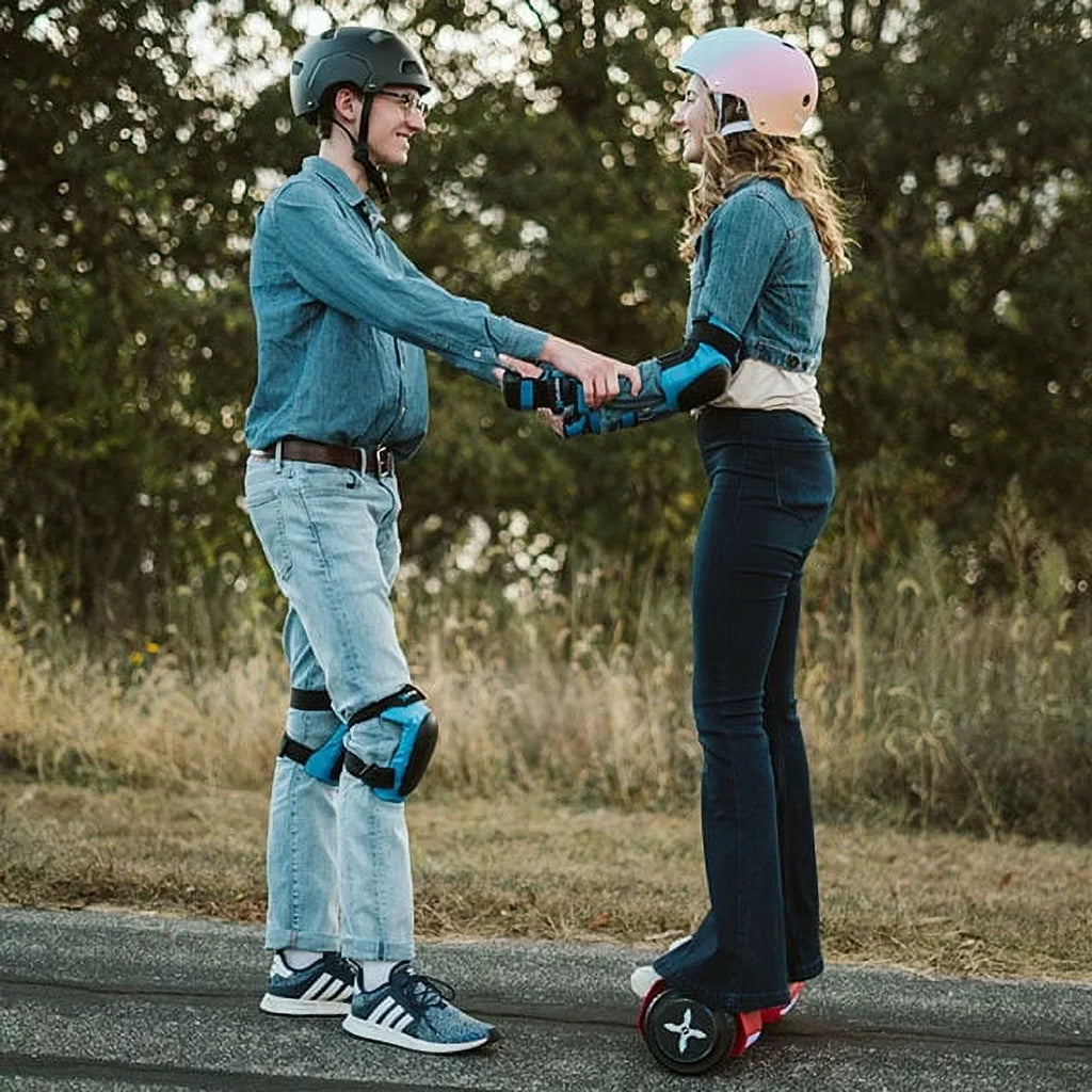 Hover-1 Rebel Kids Hoverboard With LED Headlight, 6 mph Max Speed, 130 lbs Max Weight, 3 Miles Max Distance - Pink Zebra