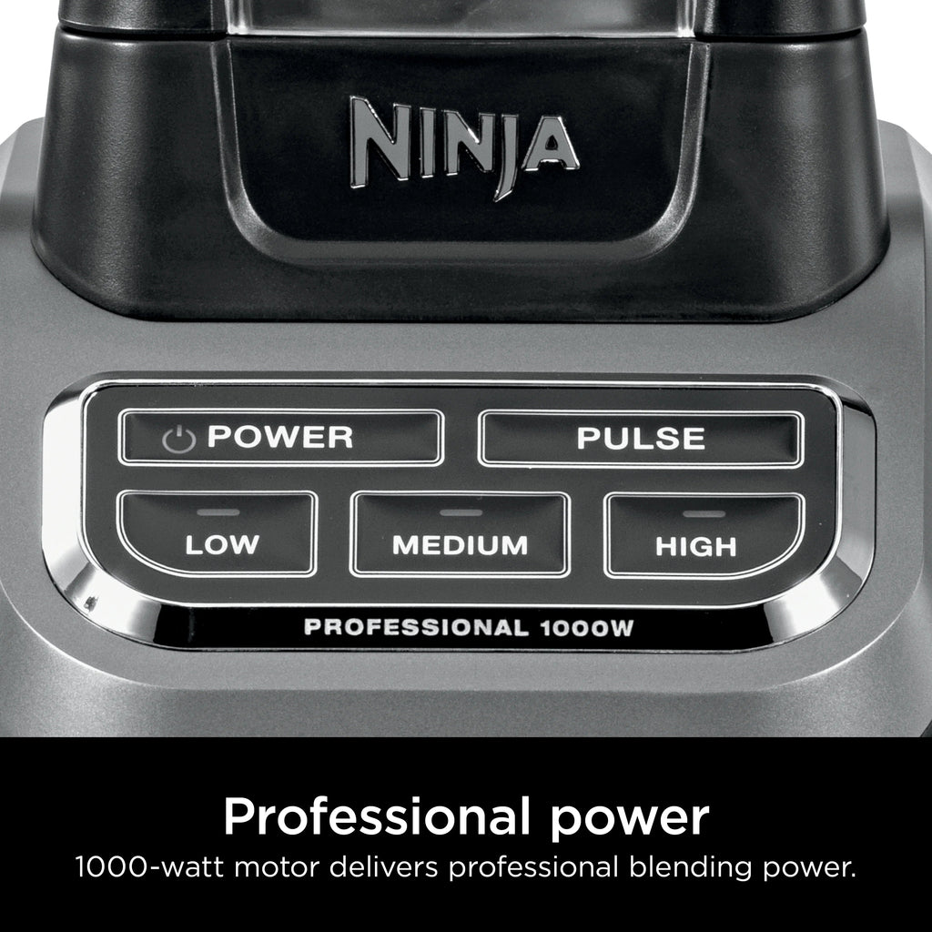 Ninja Professional Blender 1000W, Black, 72 oz - BL610