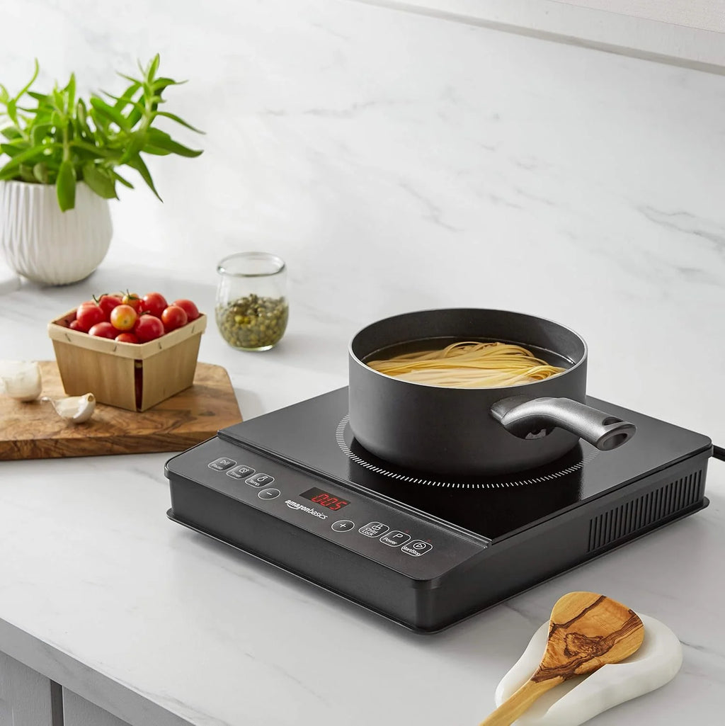 Portable Induction Cooktop Burner, 1800W, Black