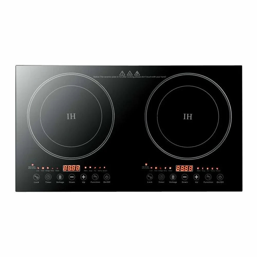Portable Dual Induction Cooktop Countertop Hot Plate - 2400W