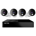 Night Owl 4 Channel 4K Bluetooth DVR With 1TB Hard Drive And 4 Wired 4K Spotlight Cameras