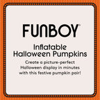 FUNBOY Inflatable Pumpkin Halloween Decorations Outdoor, 2-Pack